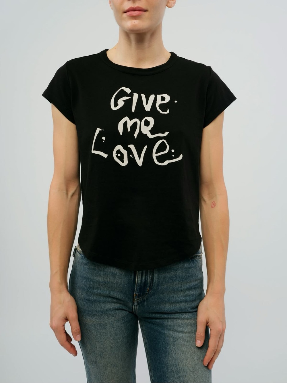 Zadig & Voltaire T-shirt with “Give Me Love” graphic Size S